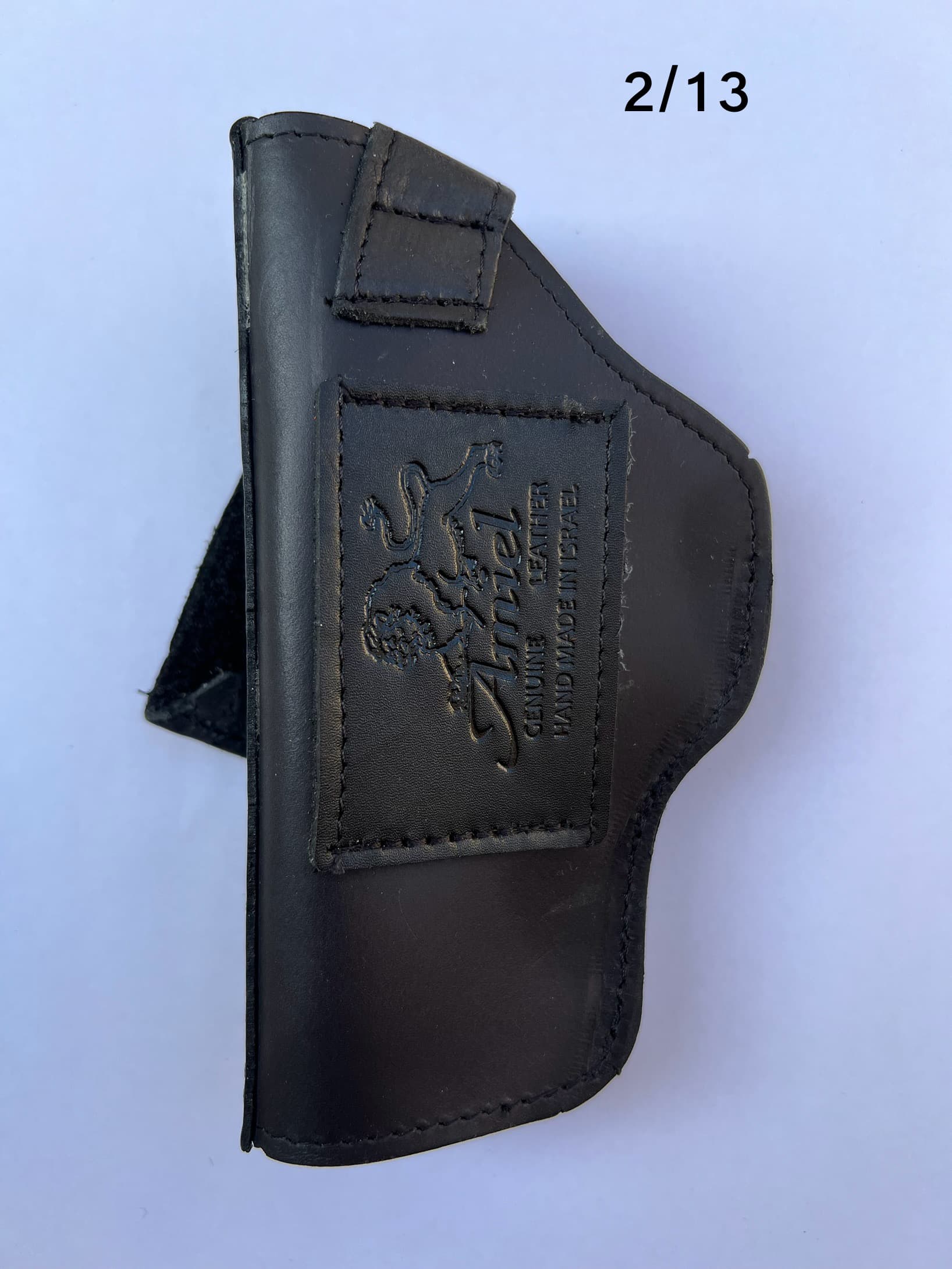 External / Internal Leather Pistol Holster 2