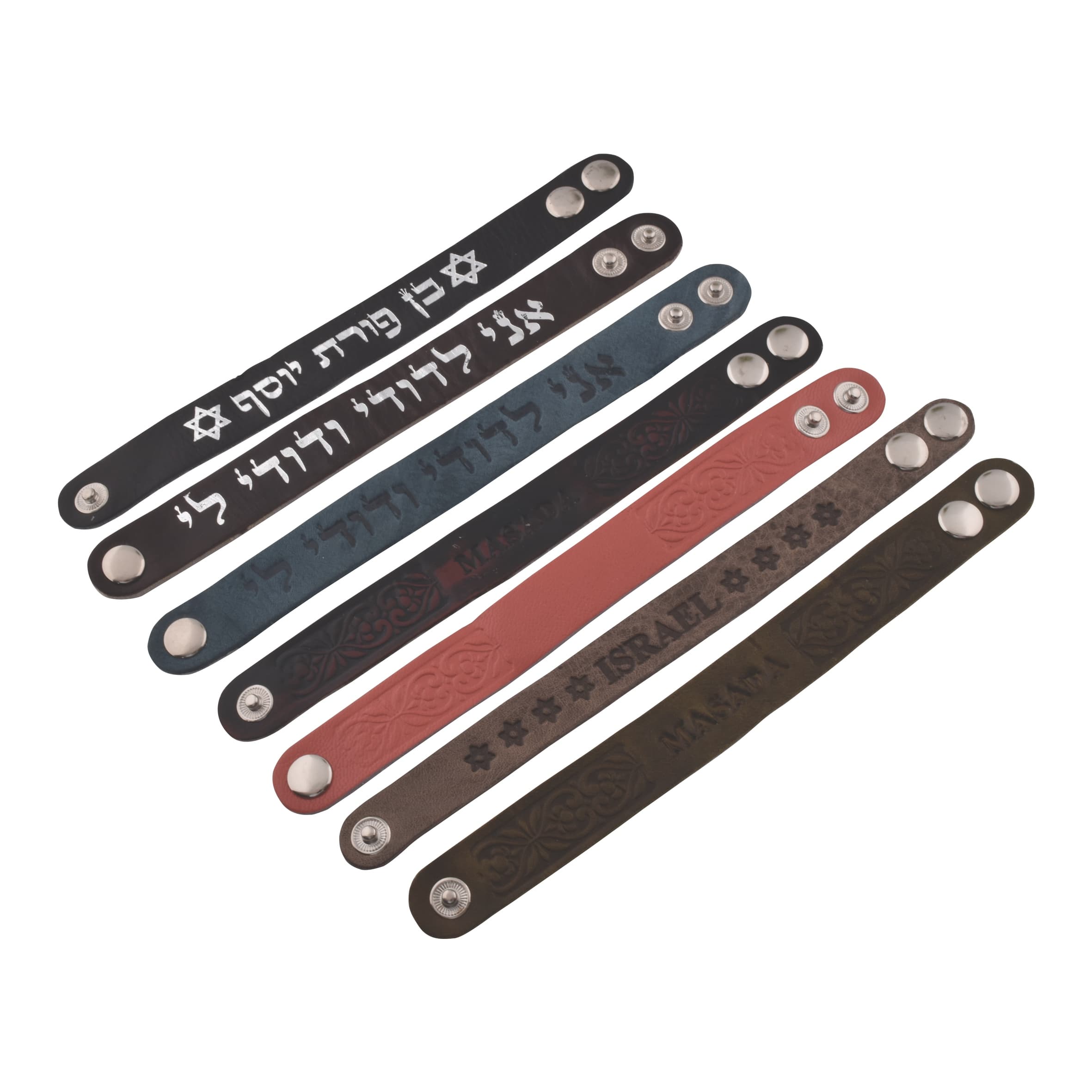 Leather Bracelet — Stud Design 2